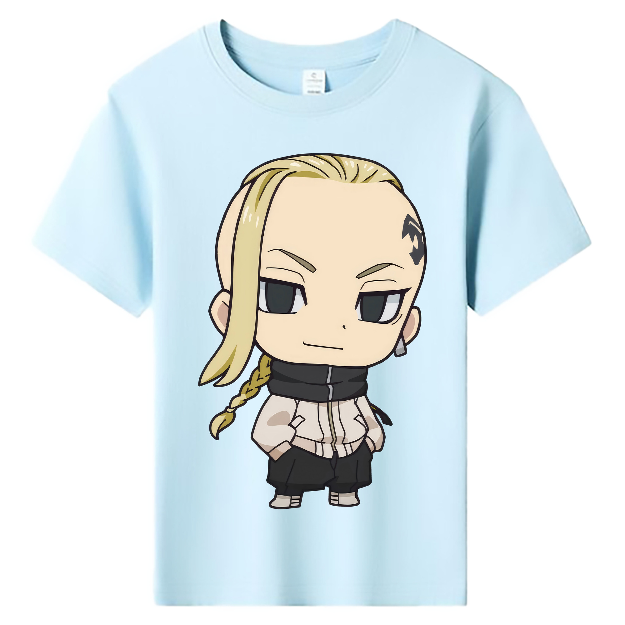 （画像用） 東京リベンジャーズ Tokyo Revengers 綿100％キッズTシャツ（フロントプリント）